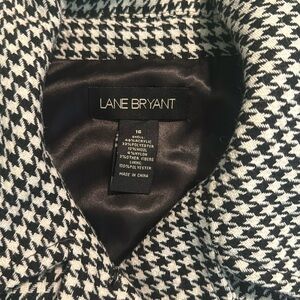 Lane Bryant Houndstooth blazer/jacket